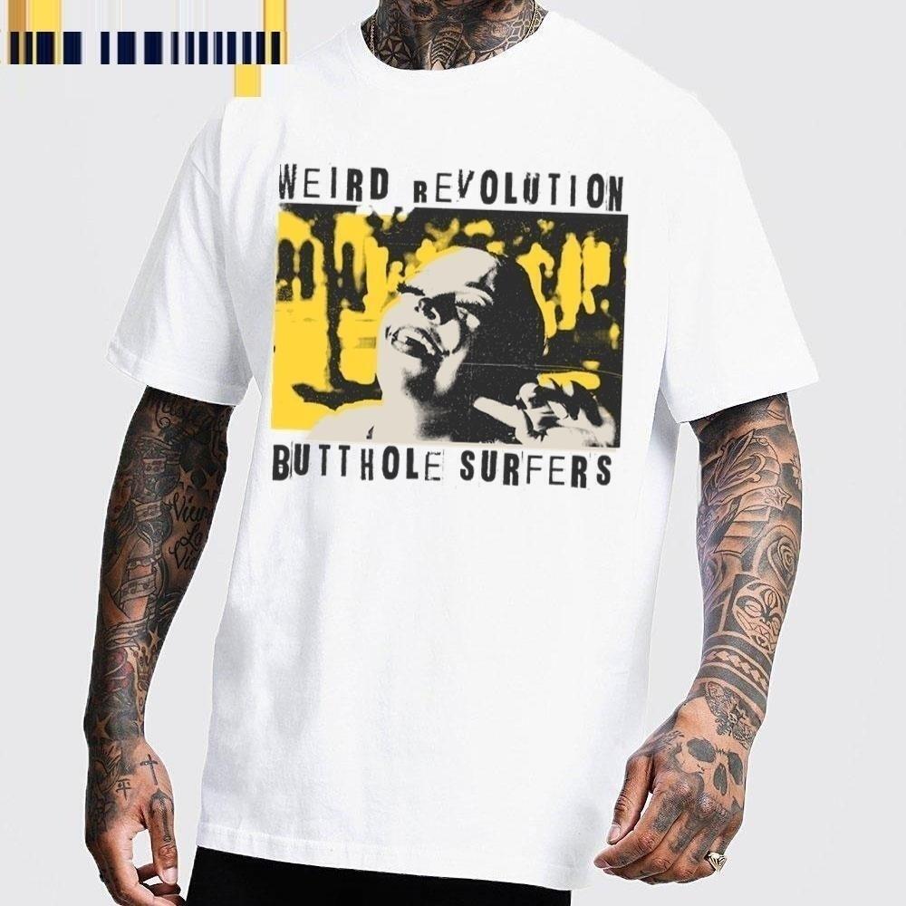 Butthole Surfers Mudhoney Weird Revolution Alt Rock T-Shirt